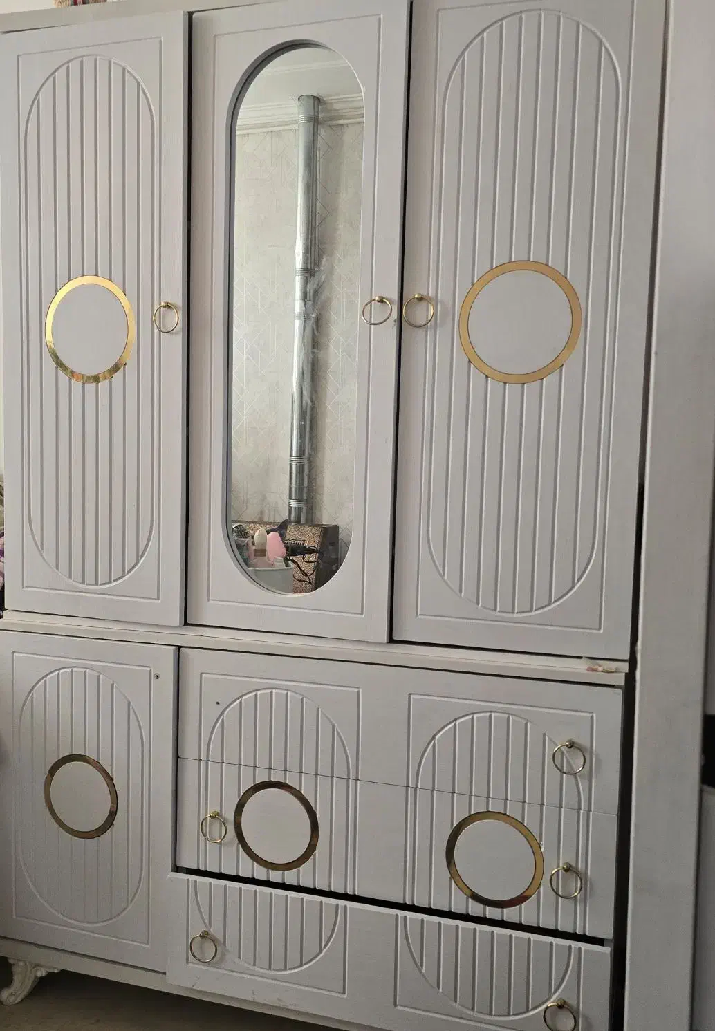 کمد لباس ۲ تیکه در حد نو|جاکفشی، کمد، دراور|کرمان, |دیوار