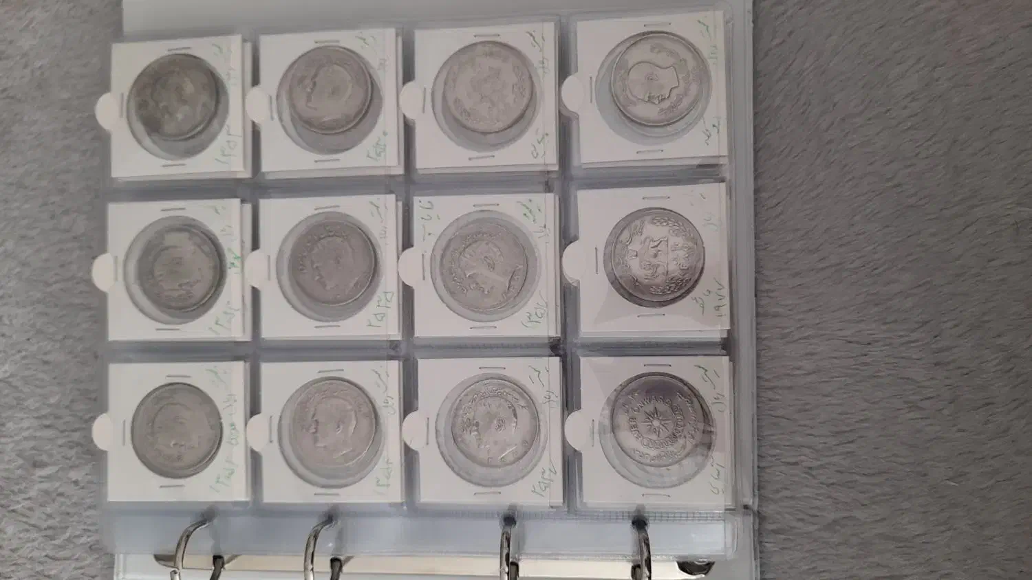 البوم سکه پهلوی|کلکسیون سکه، تمبر، اسکناس|همدان, |دیوار