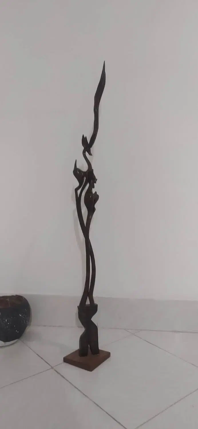 غزال چوبی کار دست|صنایع دستی و سایر لوازم تزئینی|وحیدیه, |دیوار