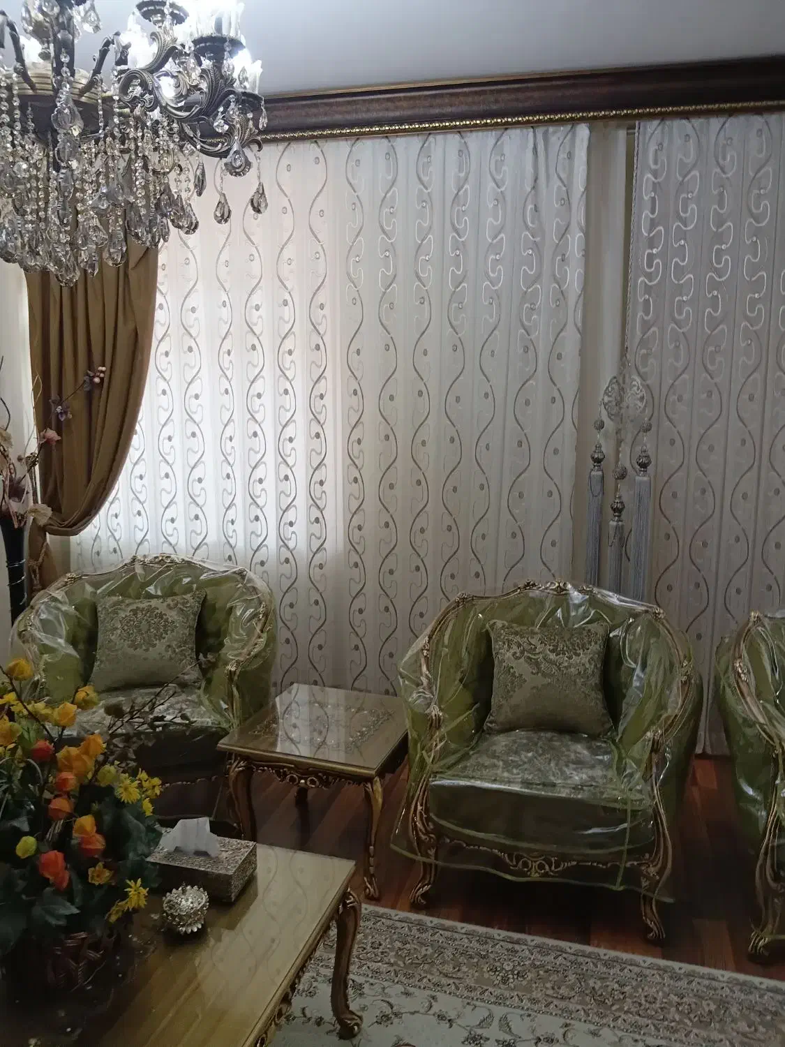 پرده طوری با والن وکتیبه وریل وآویز|پرده، رانر، رومیزی|ارومیه, |دیوار