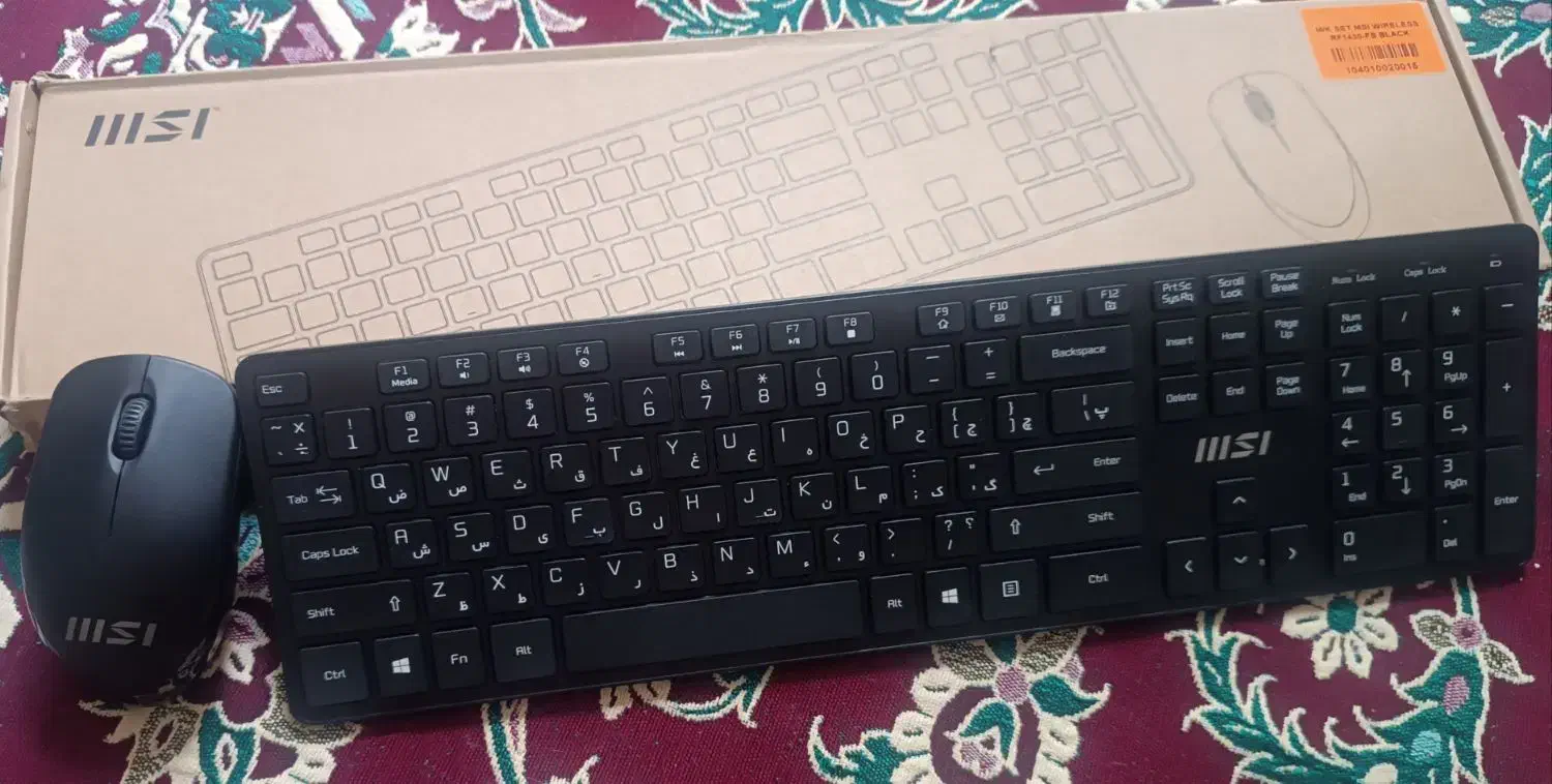 موس و کیبورد وایرلس(بی سیم)msi مشابه نو|قطعات و لوازم جانبی رایانه|اسلامشهر, شهرک مهدیه|دیوار
