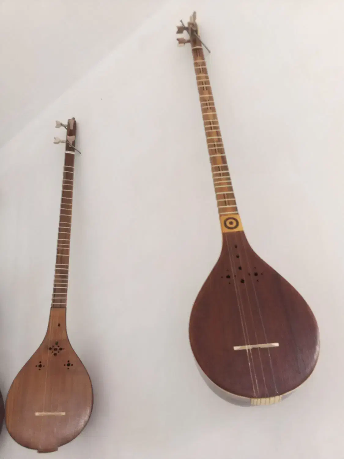 سه تار محراب و مفاخری اقساطی|سازهای سنتی|یزد, |دیوار