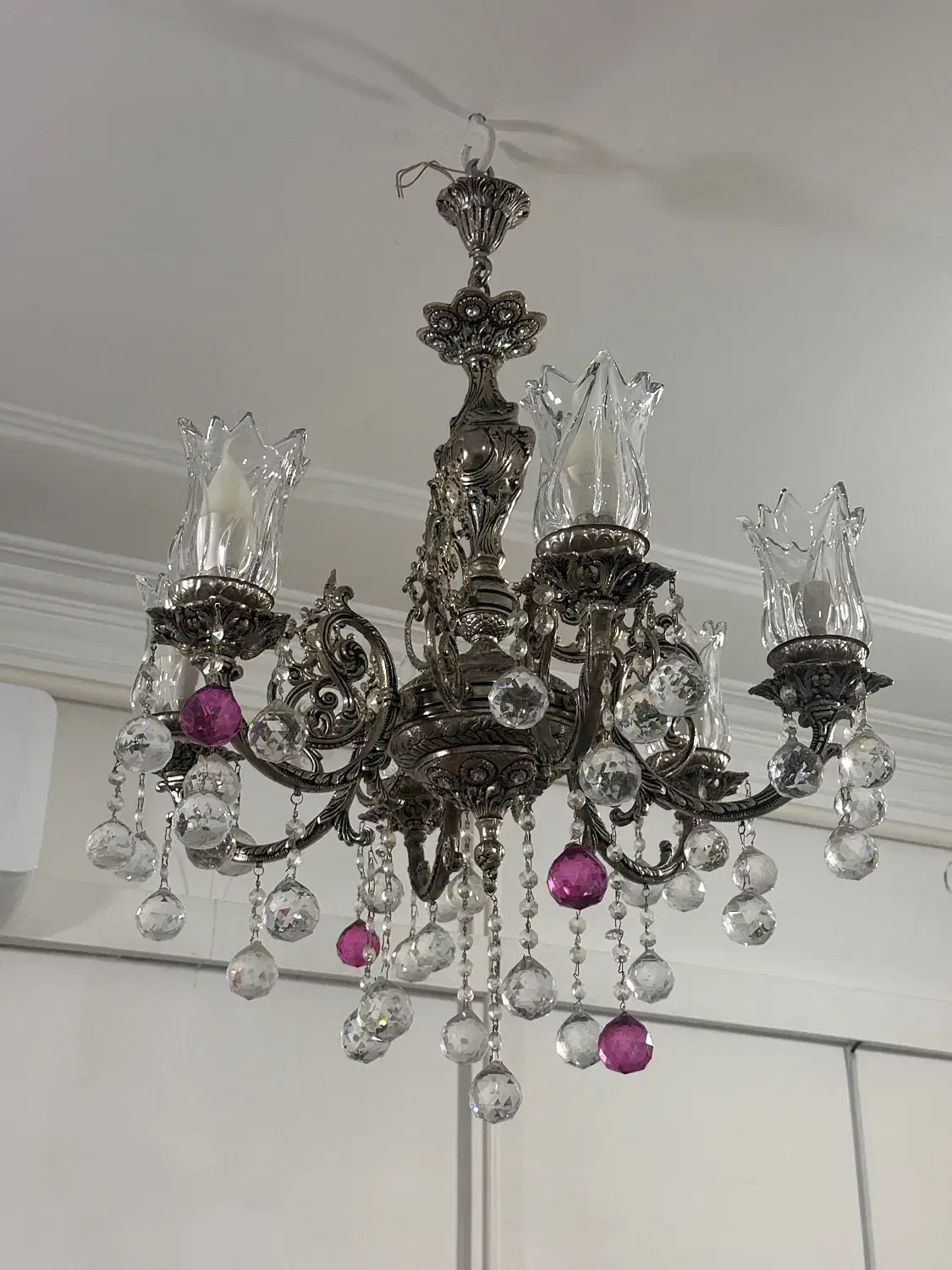 لوستر شش خانه|لوستر و چراغ آویز|گرگان, |دیوار