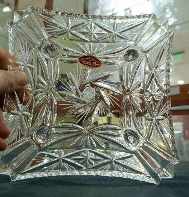 ظروف کریستال بوهمیا لهستان ناخمن جی سی  اصل|ظروف سرو و پذیرایی|تبریز, |دیوار