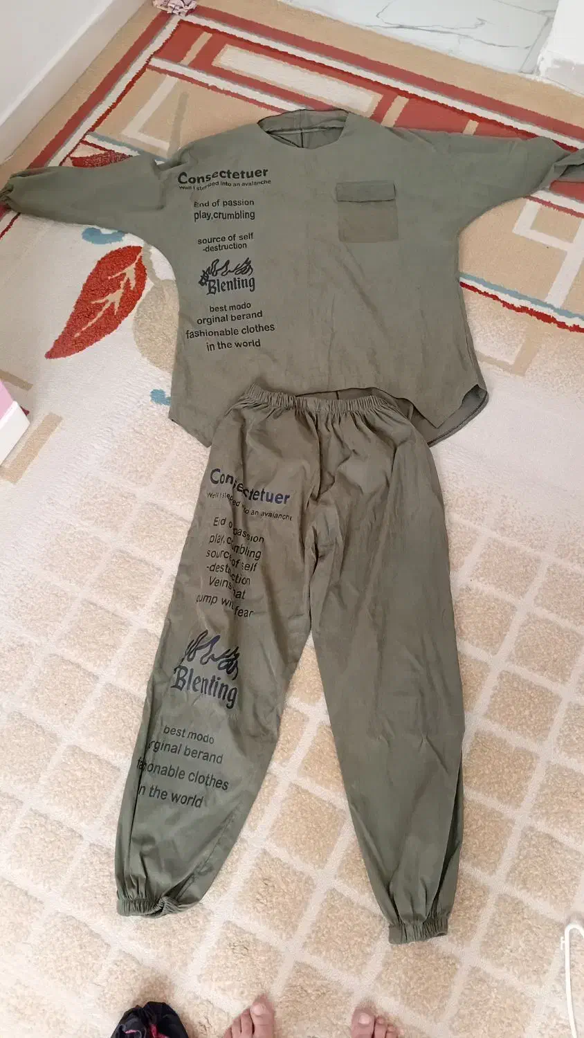 شومیز و شلوار ست|لباس|رودهن, |دیوار