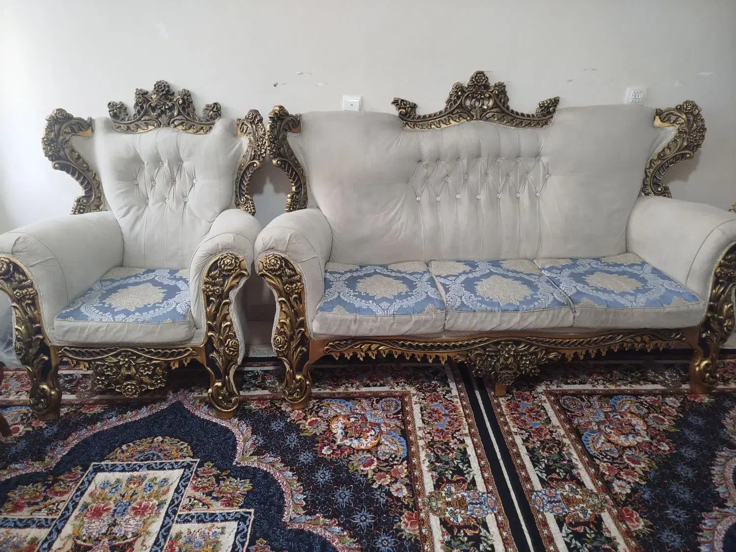 مبل سلطنتی|مبلمان خانگی و میز عسلی|ری, جوانمرد قصاب|دیوار