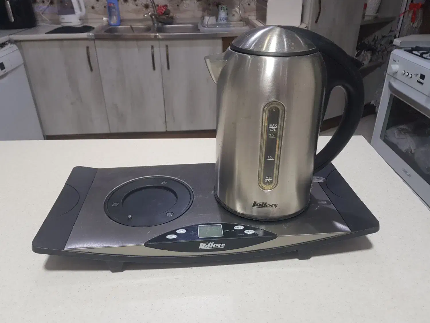 چای ساز استیل فلز صفحه تاچ|سماور، چایساز، قهوهساز|تهران, بریانک|دیوار