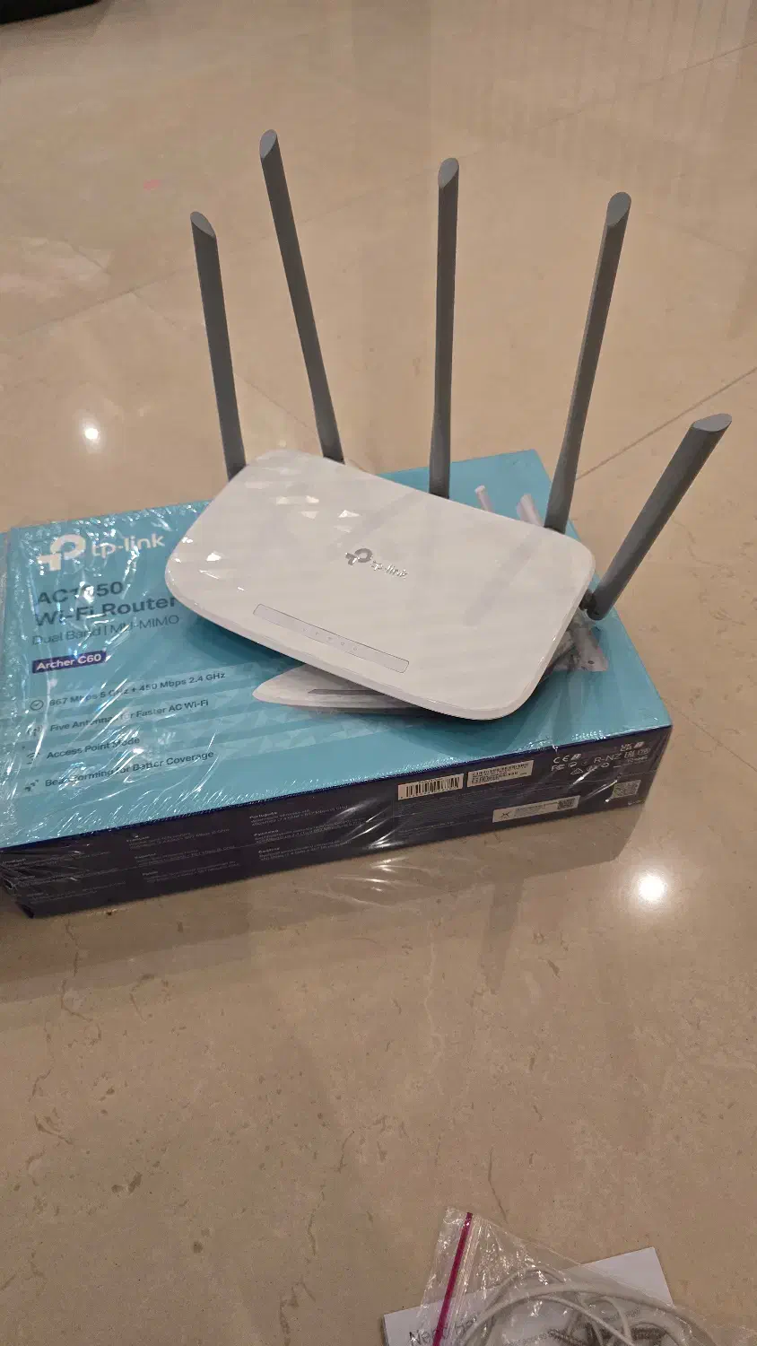 روتر بی سیم تی پی لینک Archer C60 AC1350 دو باند|مودم و تجهیزات شبکه|تهران, ازگل|دیوار