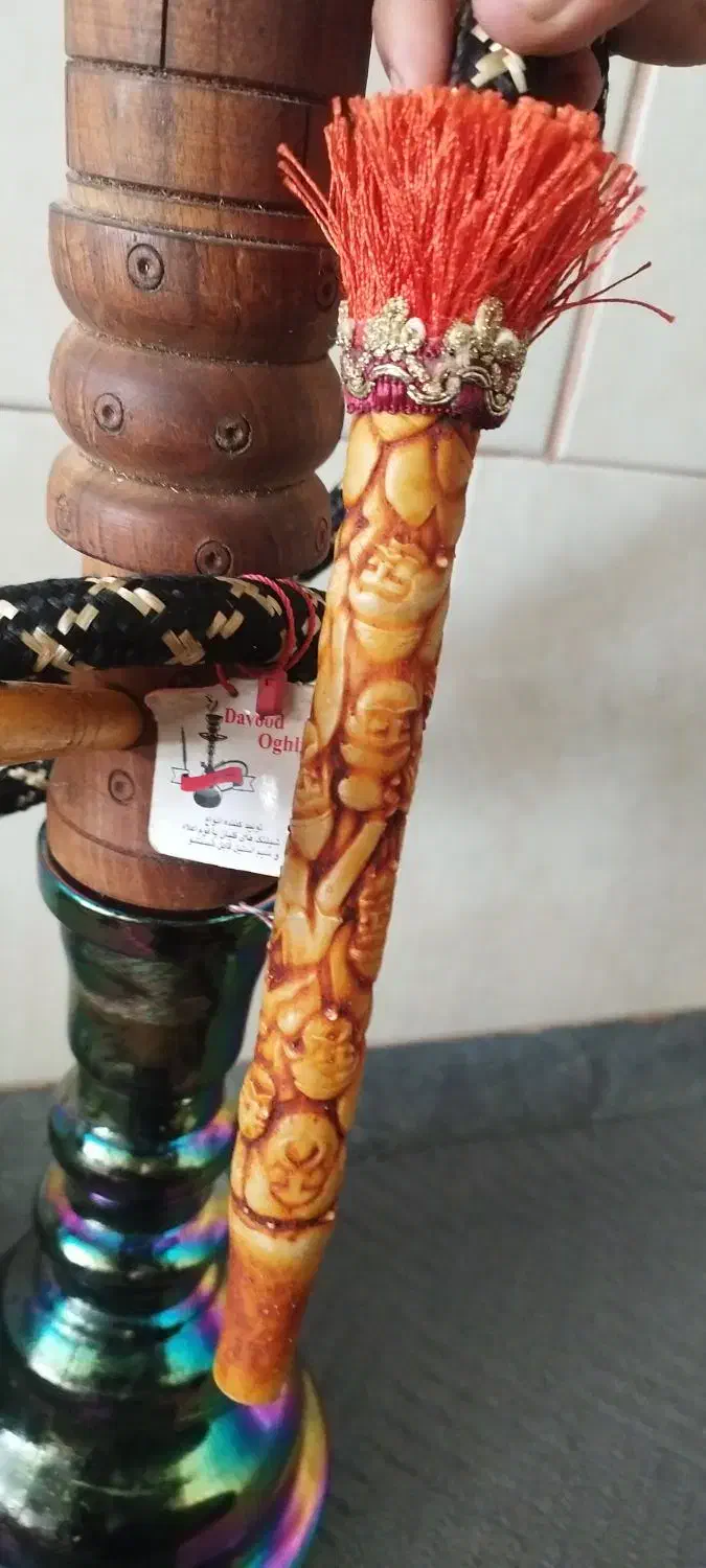 قلیان تنه گردو(نو) دو رنگ|کلکسیون و سرگرمی|اراک, |دیوار