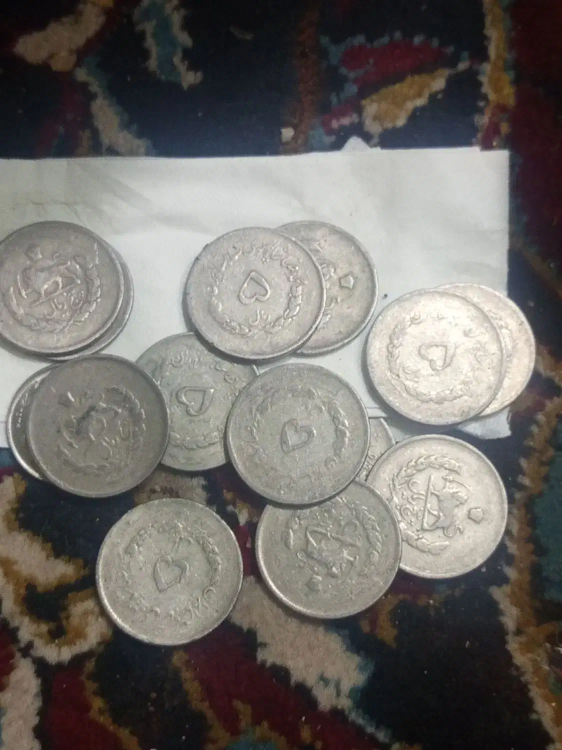 سکه ۵ریالی پهلوی|کلکسیون سکه، تمبر، اسکناس|زاهدان, |دیوار