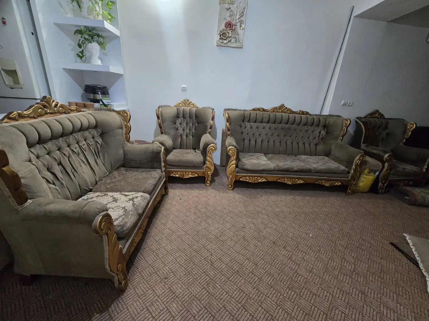 مبلمان|مبلمان خانگی و میز عسلی|نیشابور, تختی|دیوار