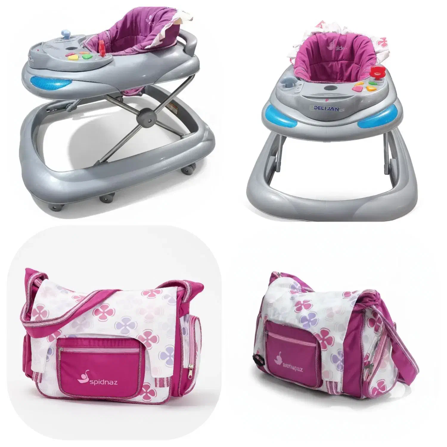 سِت کامل کالسکه،کریر،روروئک،ساک دلیجان sepidnaz|کالسکه و لوازم جانبی|قوچان, |دیوار