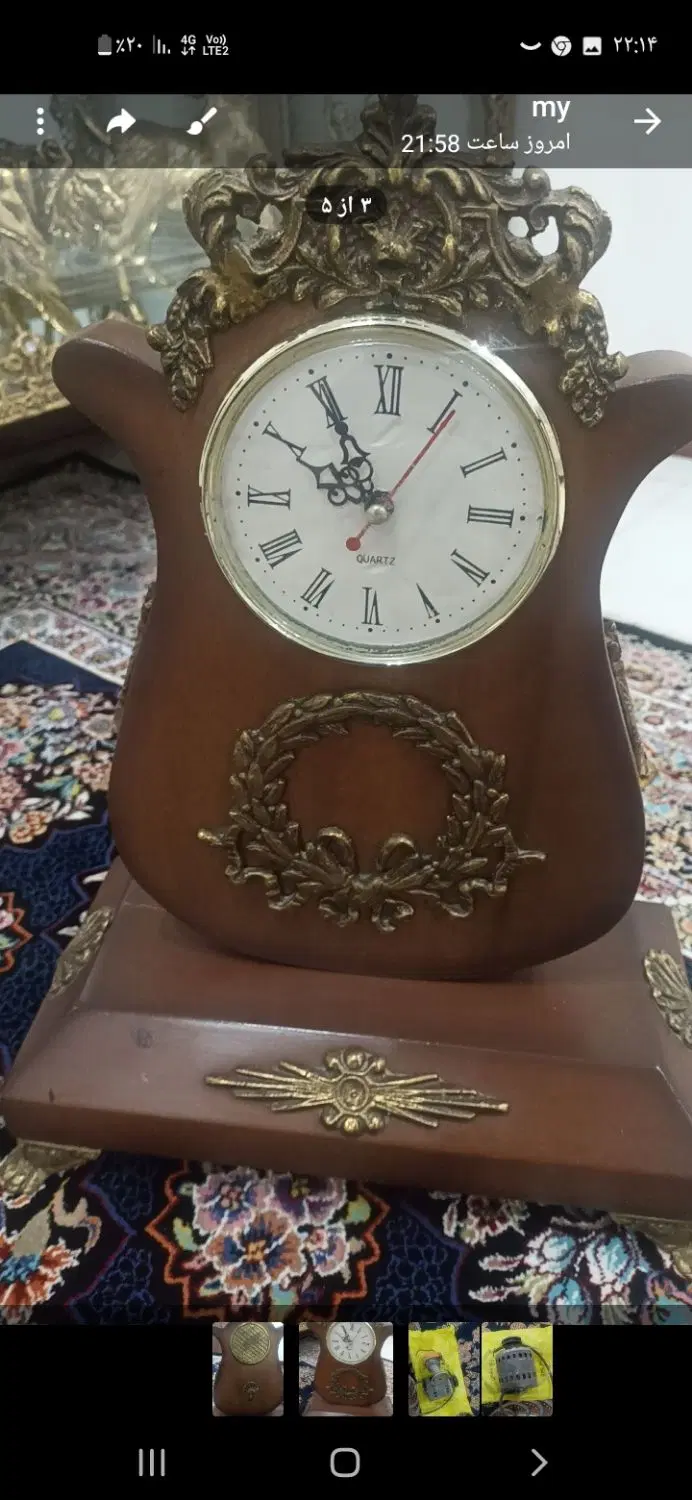 یک‌عددساعت‌قدیمی‌چوبی‌وبرنزی|ساعت دیواری و تزئینی|تهران, مختاری|دیوار