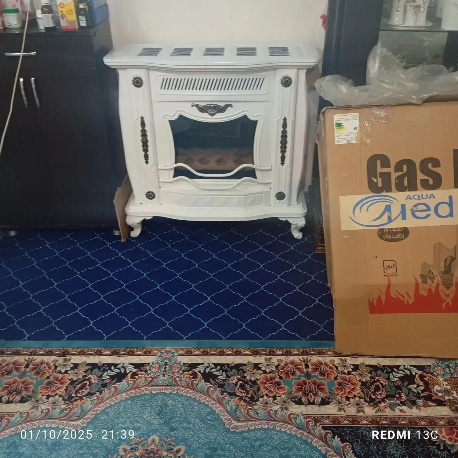 بخاری گازی نونو  استفاده نشده|بخاری، هیتر، شومینه|کاشان, دشت چال|دیوار