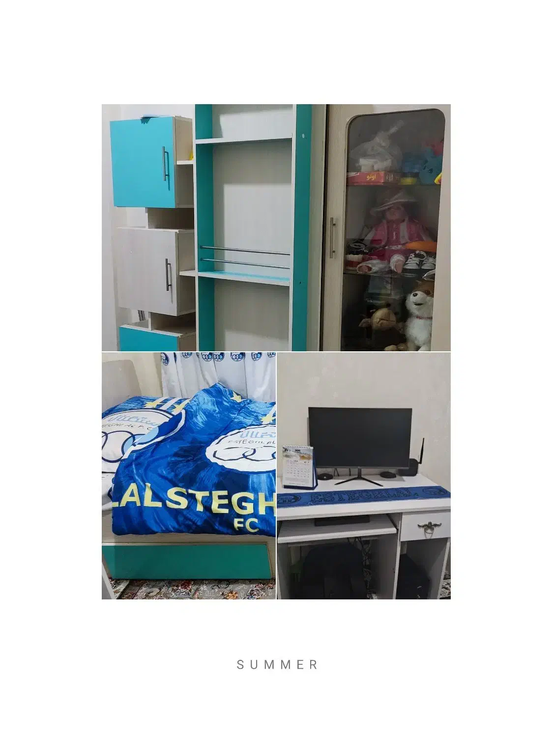 سرویس کمدوتختخواب نوجوان|تخت و سرویس خواب|ری, دولتآباد|دیوار