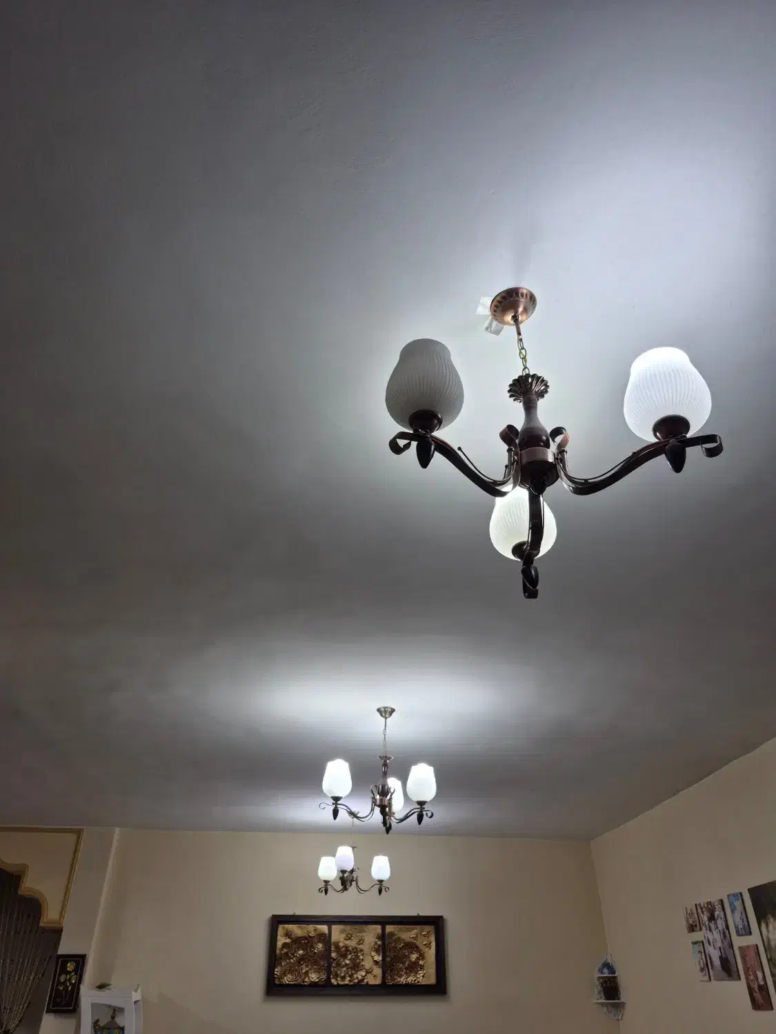 لوستر|لوستر و چراغ آویز|ایذه, |دیوار