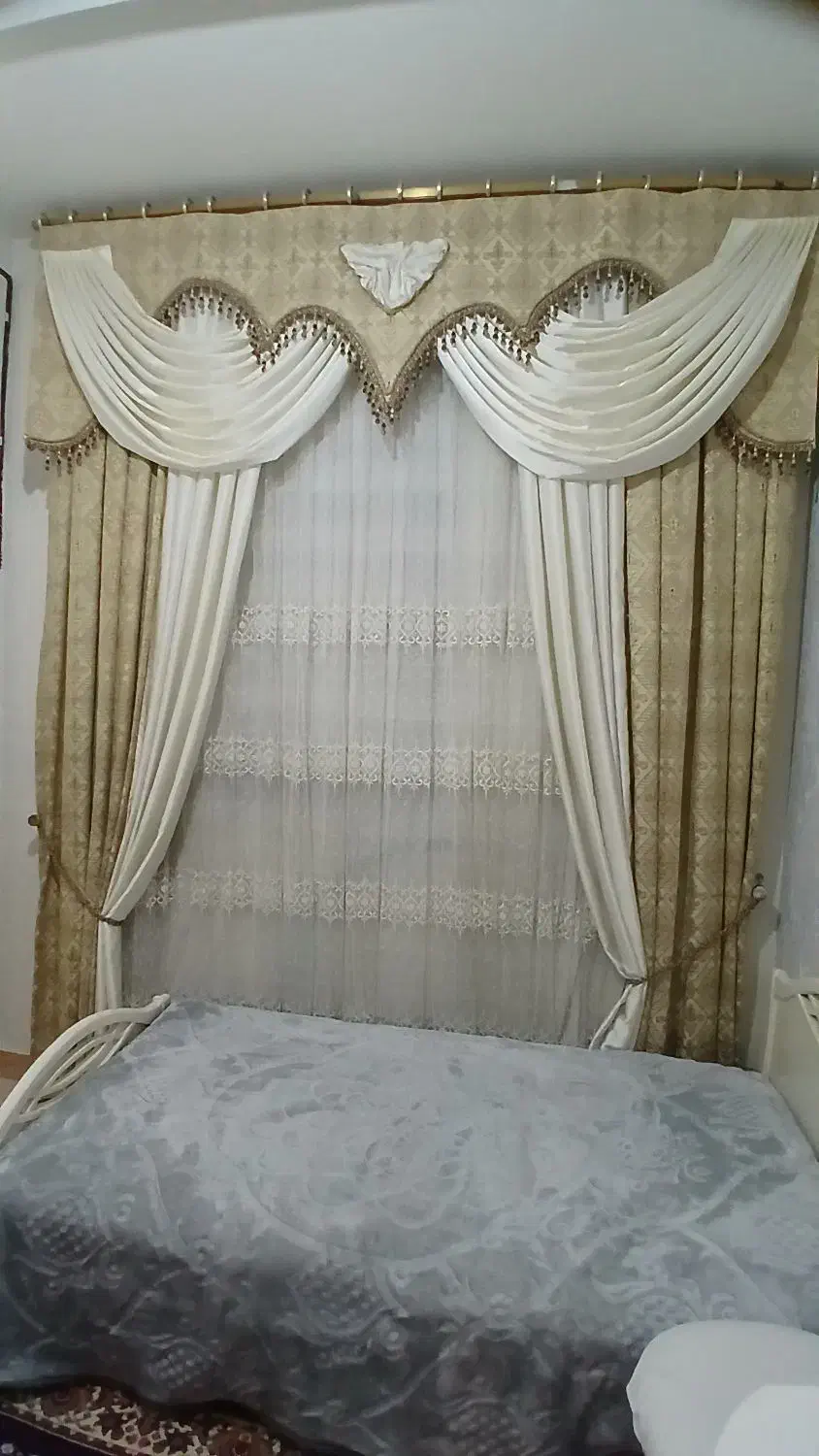 فقط والان وکناره ها بدون تور زیر|پرده، رانر، رومیزی|فشاپویه, |دیوار