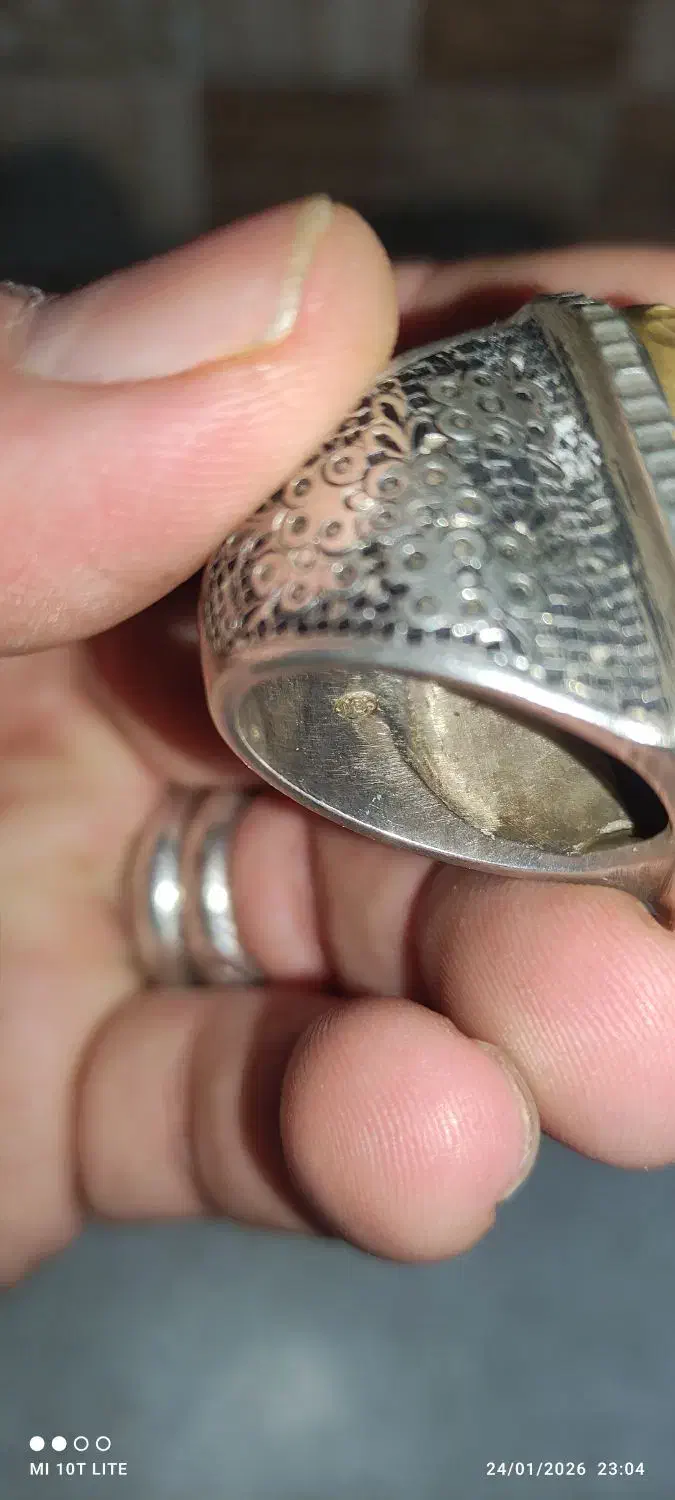 انگشتر امیتیسیت و جزع یمنی|جواهرات|محمدشهر, محمدشهر|دیوار