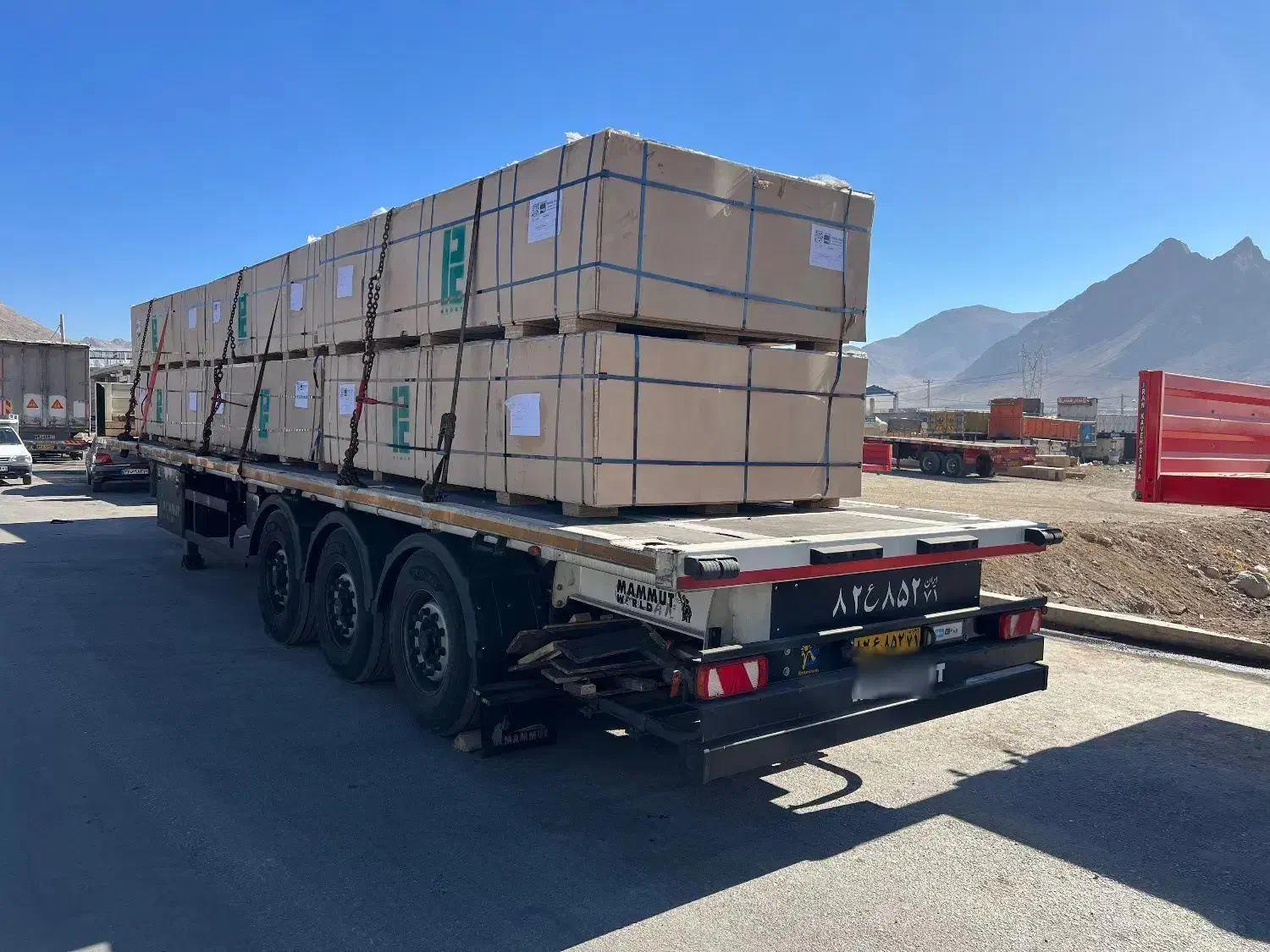 کفی تریلی سه محور پیلسان ماموت رول بر|خودرو سنگین|اصفهان, قلعه طبره|دیوار