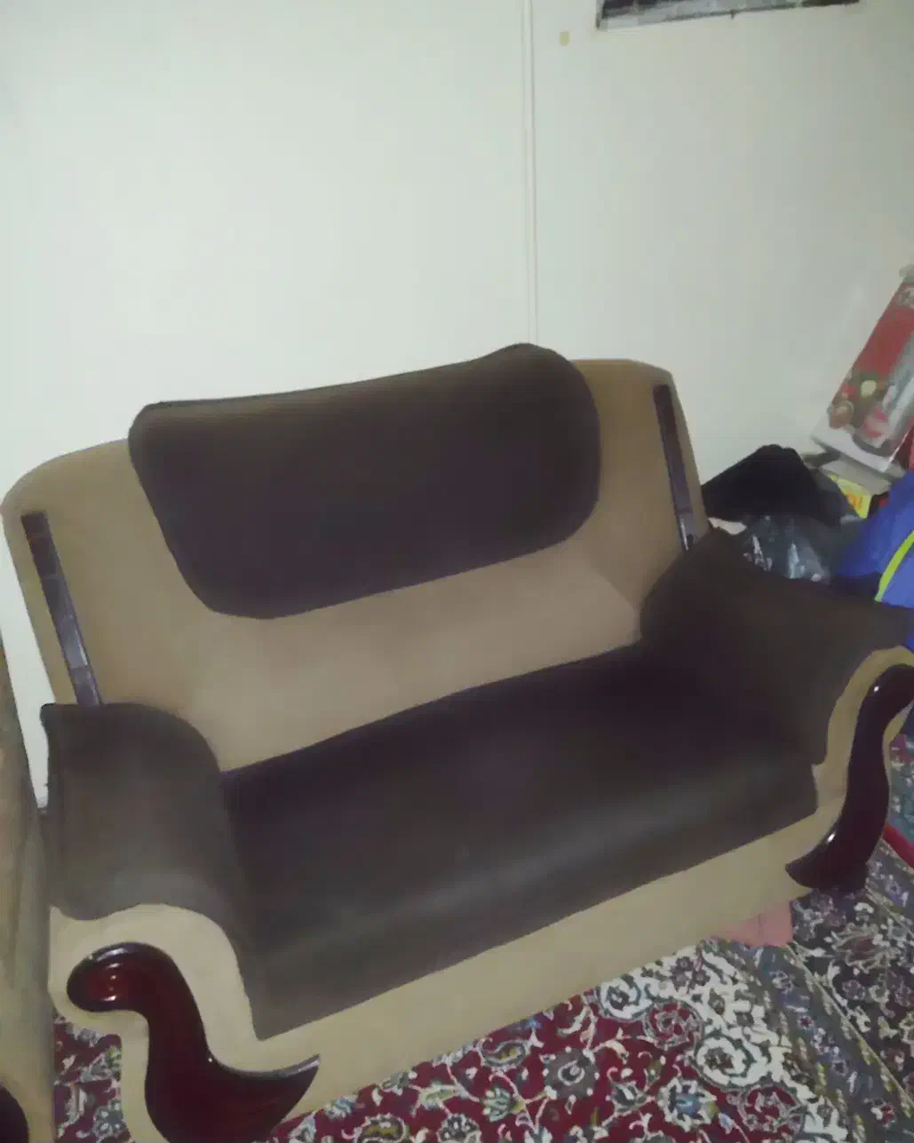 مبلمان 7 نفره همراه میز و عسلی|مبلمان خانگی و میز عسلی|سرخنکلاته, |دیوار