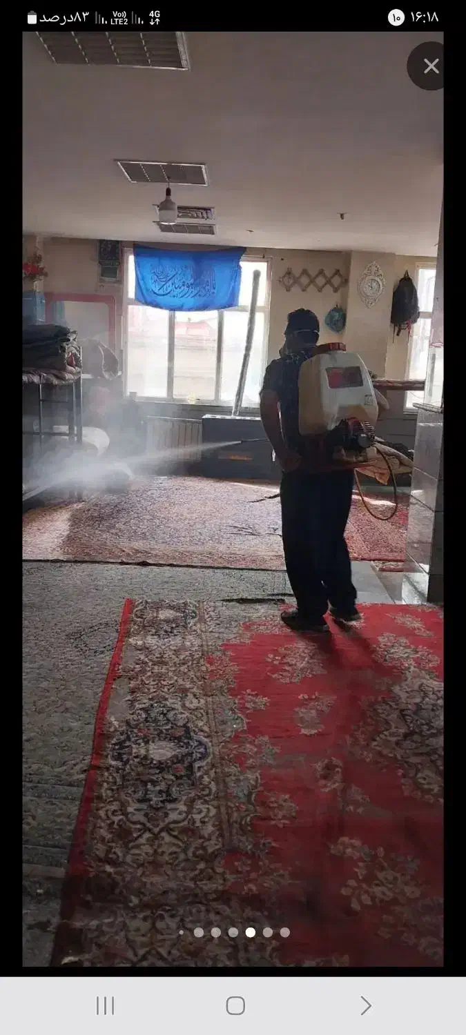 سمپاشی حشرات ۱۰۰ تضمینی کل حشرات وغیره شرکت تندیس|خدمات نظافت|تهران, فاطمی|دیوار