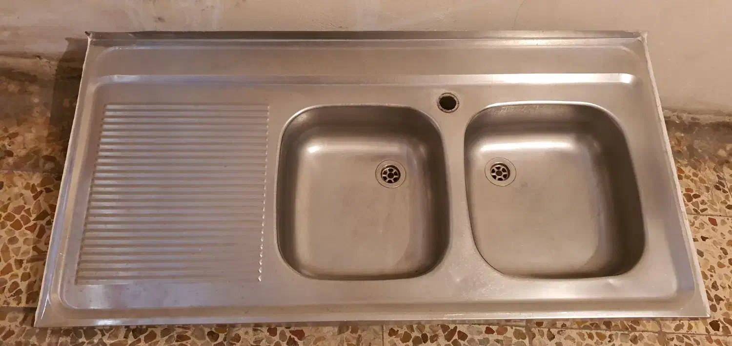 سینک ظرفشویی روکار درحدنو ۶۰ در ۱۲۰ لگن راست|مصالح و تجهیزات ساختمان|خرم‌آباد, |دیوار