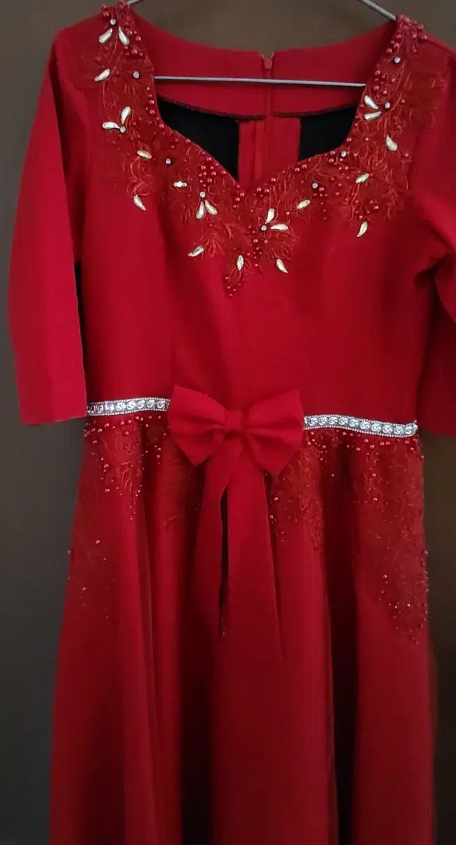 پیراهن قرمز یلدایی|لباس|مشهد, ادیب نیشابوری (شهرک غرب)|دیوار