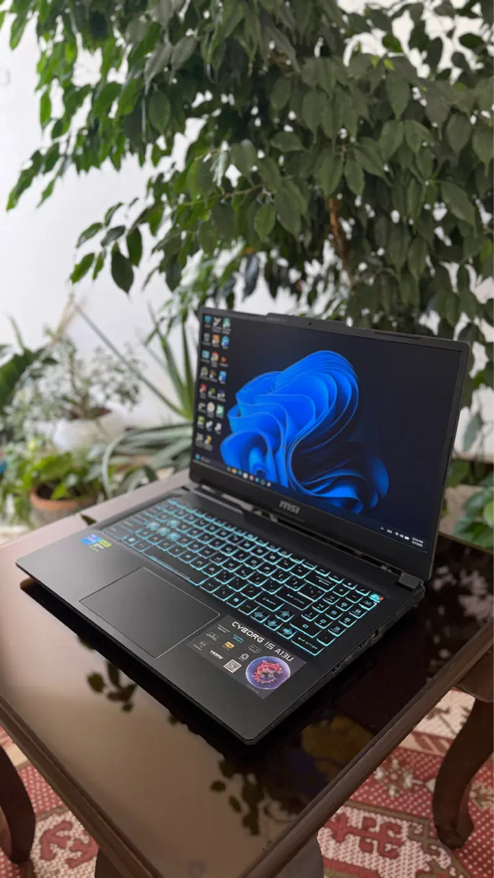 لپ تاپ گیمینگ MSI Cyborge نسل ۱۳ - RTX3050-core i7|رایانه همراه|کرج, فاز ۵ مهرشهر|دیوار