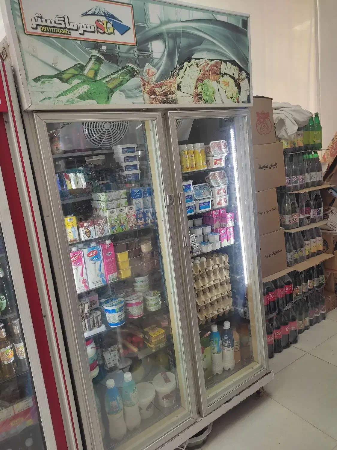 فروش دوعدد یخچالی ویترینی ایستاده 2درب و3درب|یخچال و فریزر|کلاله, |دیوار