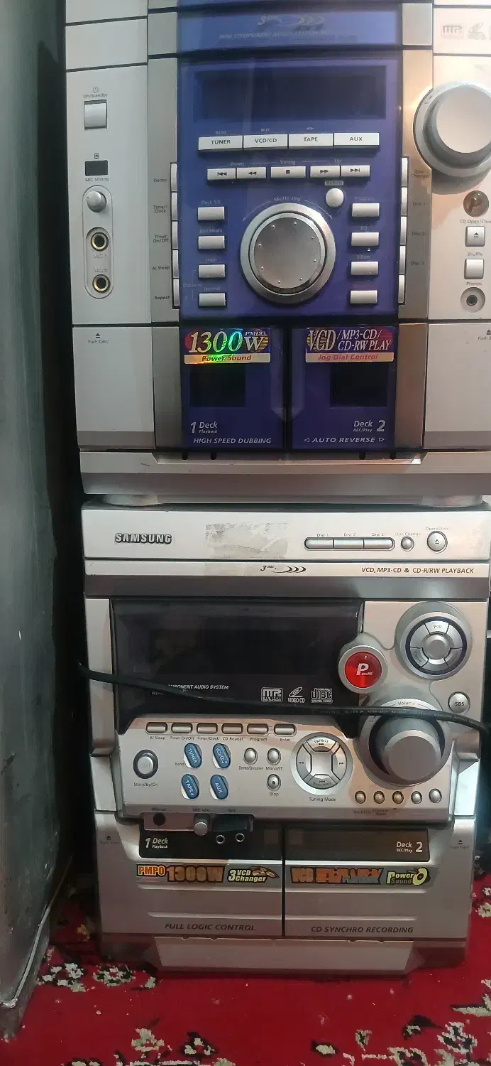 دو عدد ضبط 750.شهرستان صحنه|سیستم صوتی خانگی|صحنه, |دیوار