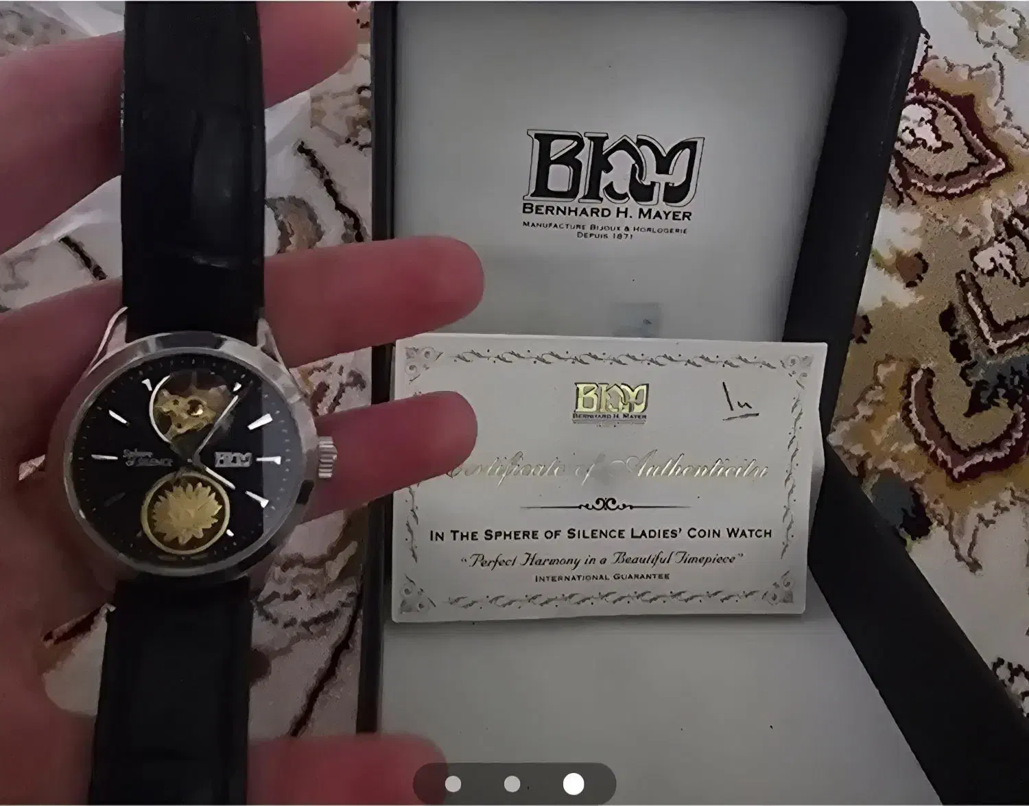 ساعت مچی طلا برنارد اچ مایر سوییس|ساعت|نهاوند, |دیوار