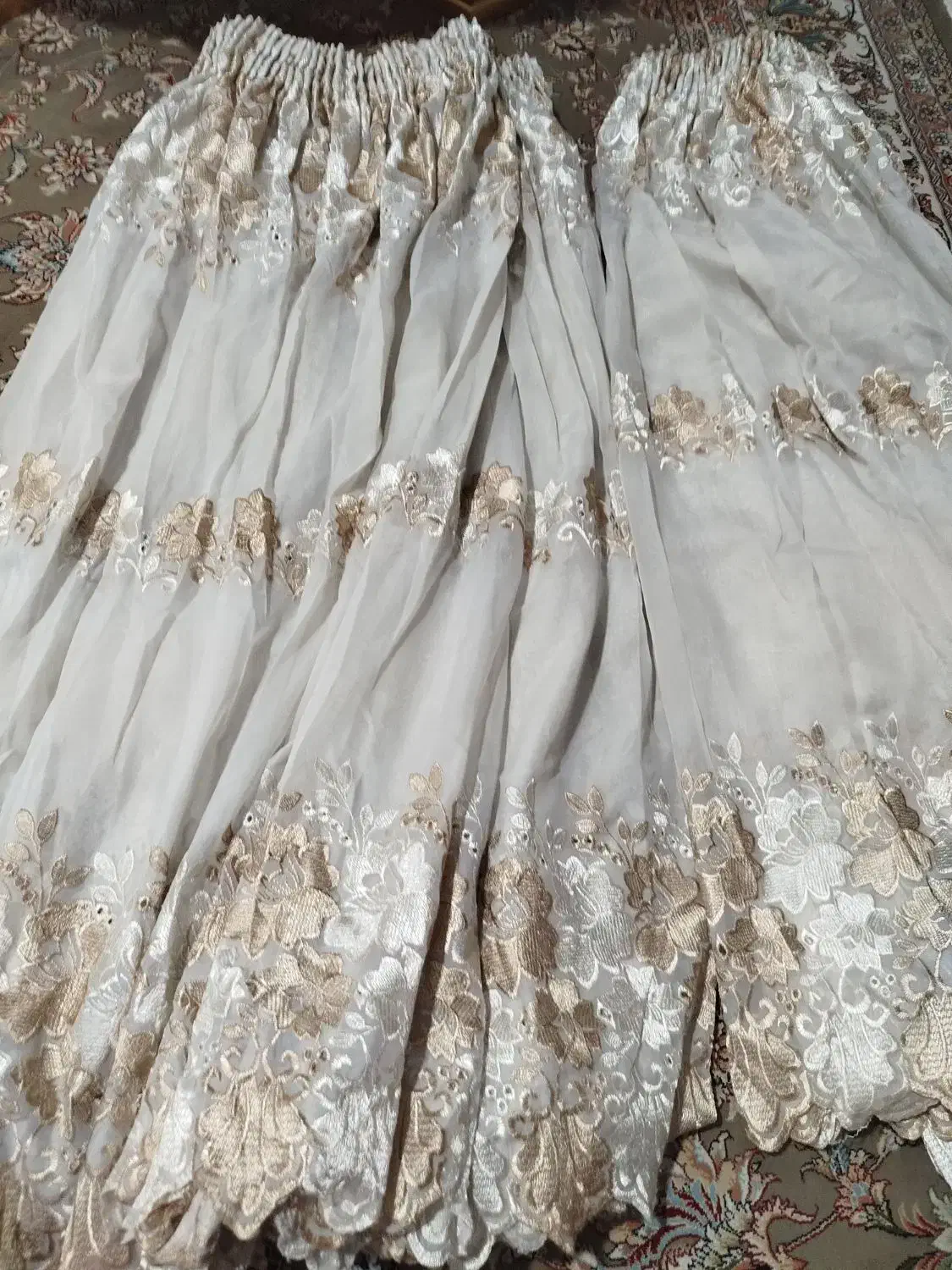 پرده پنجره|پرده، رانر، رومیزی|قم, باجک سه|دیوار