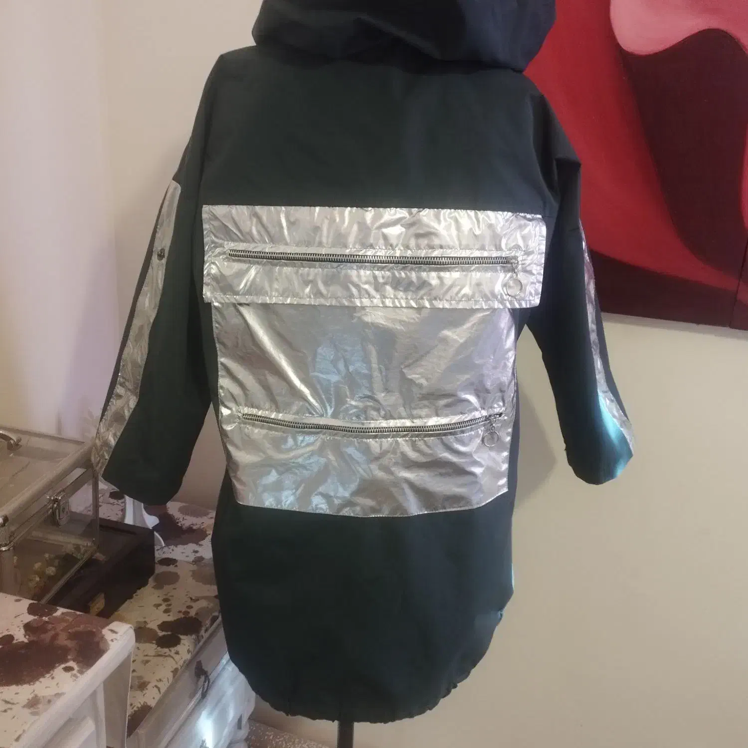 بارانی کلاه دار ضداب سایز38تا42خارجی درحدنو|لباس|تهران, بنیهاشم|دیوار