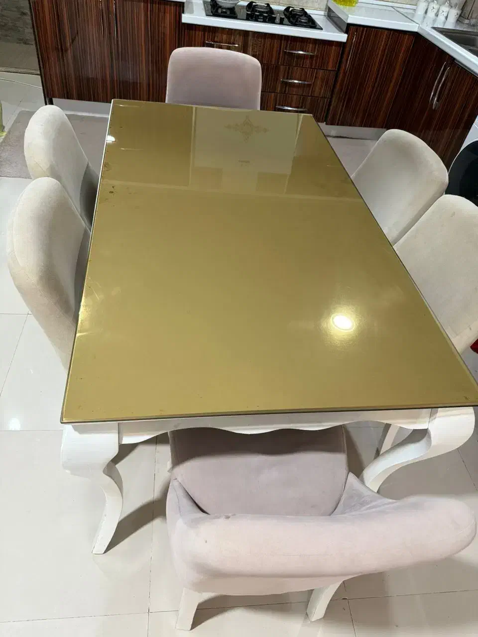 مبل۷نفره عسلی میزنهارخوری ۷نفره میز تی وی|مبلمان خانگی و میز عسلی|بندر کنگان, |دیوار