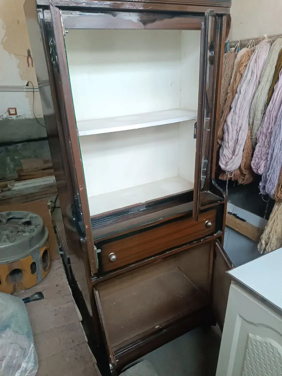 کمد چوبی|بوفه، ویترین، کنسول|خوی, |دیوار