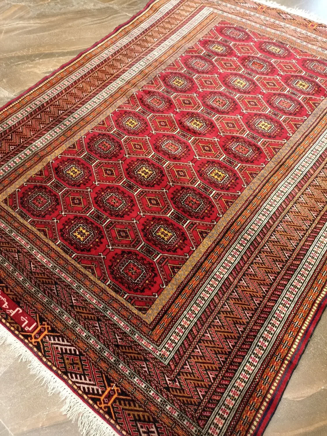 قالیچه ۳متری ترکمن|فرش|مشهد, ده دی|دیوار