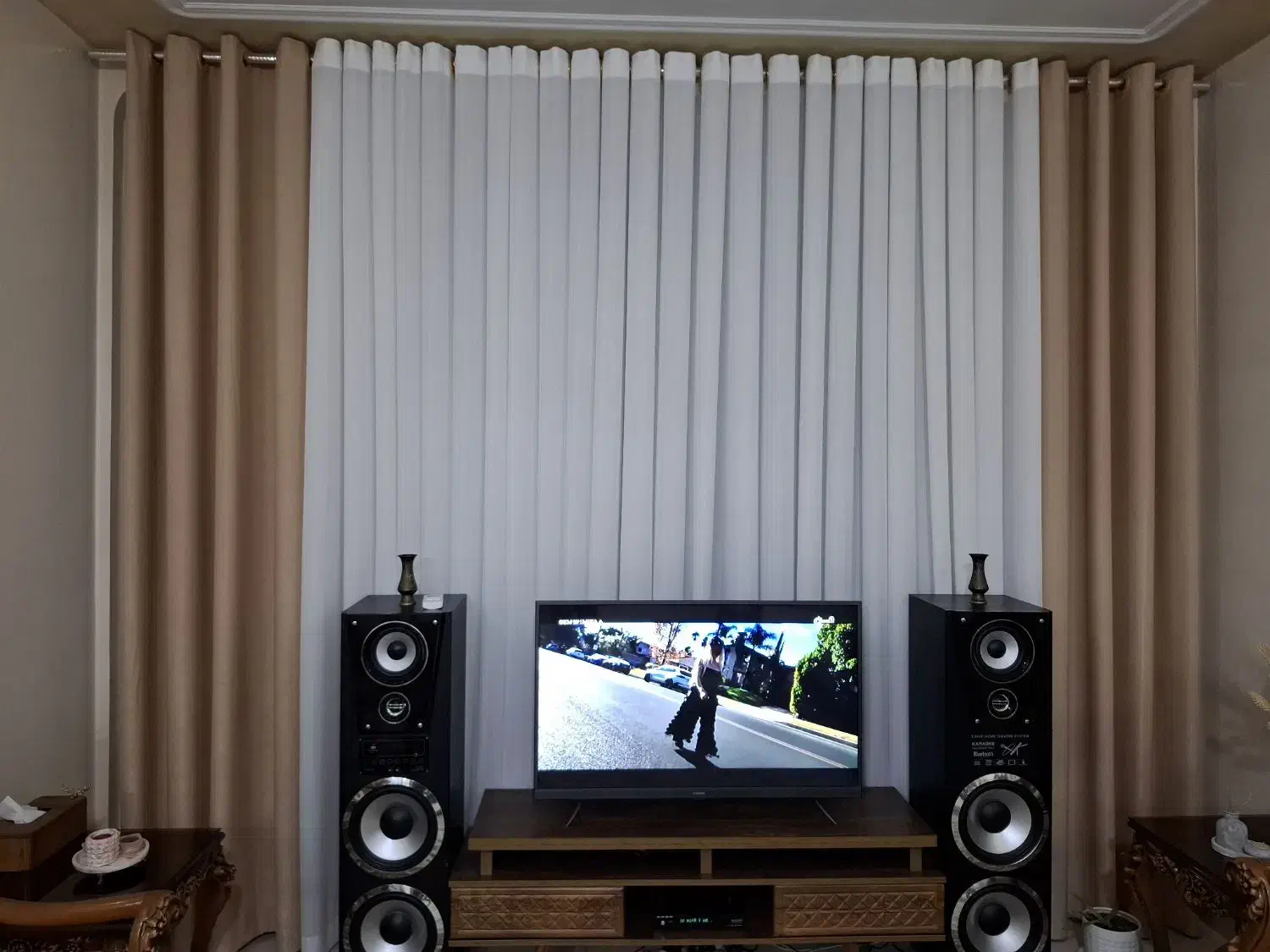 پرده|پرده، رانر، رومیزی|قرچک, شهرک طلائیه|دیوار