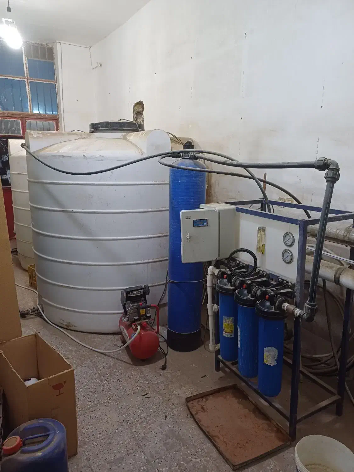 دستگاه تصفیه اب صنعتی|آب‌سردکن و تصفیه آب|زهک, |دیوار