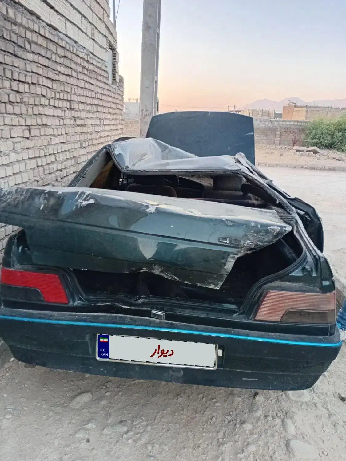 پژو۴۰۵ تصادفی|خودرو سواری و وانت|ایذه, |دیوار