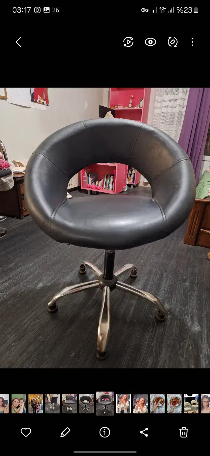 صندلی چرخشی جک دار|صندلی و نیمکت|تهران, صادقیه|دیوار