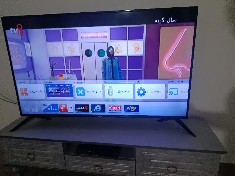 تلوزیون ۵۰ اینچ سام هوشمند ال ای دی اندروید FullHD|تلویزیون و پروژکتور|قرچک, زیبا شهر|دیوار