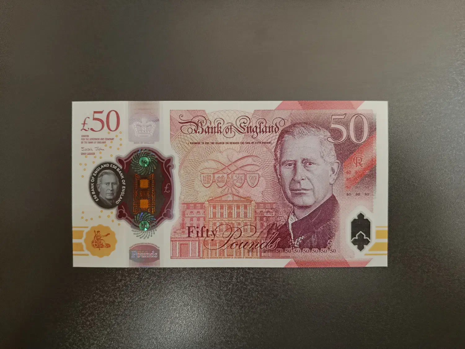 50 پوندی انگلیس پلیمری بانکی کلکسیونی|کلکسیون سکه، تمبر، اسکناس|تهران, دولاب|دیوار
