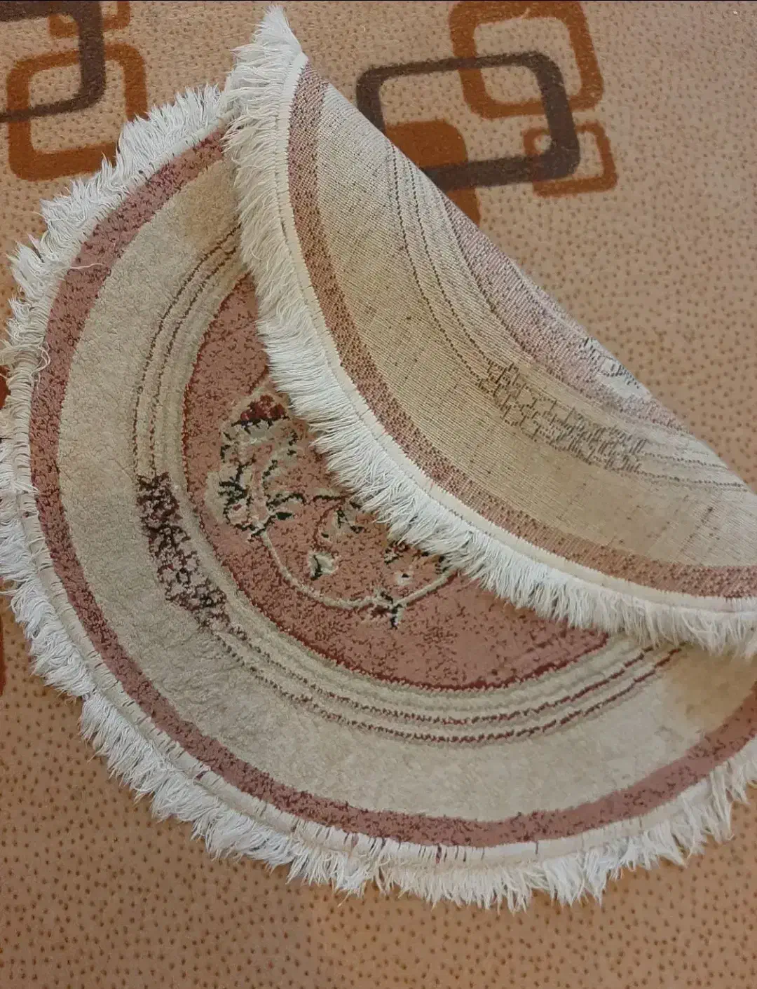 قالیچه دایرهای ماشینی|فرش|تبریز, |دیوار