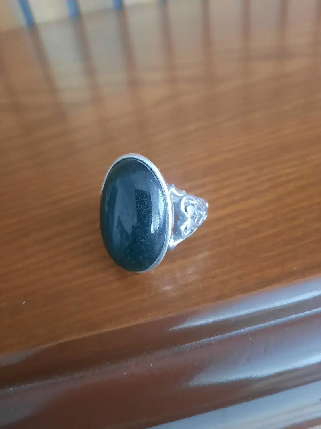 انگشتر حرف ای کاد کبود ۲۰ گرم خیلی زیبا و مشتی|جواهرات|تهران, استخر|دیوار