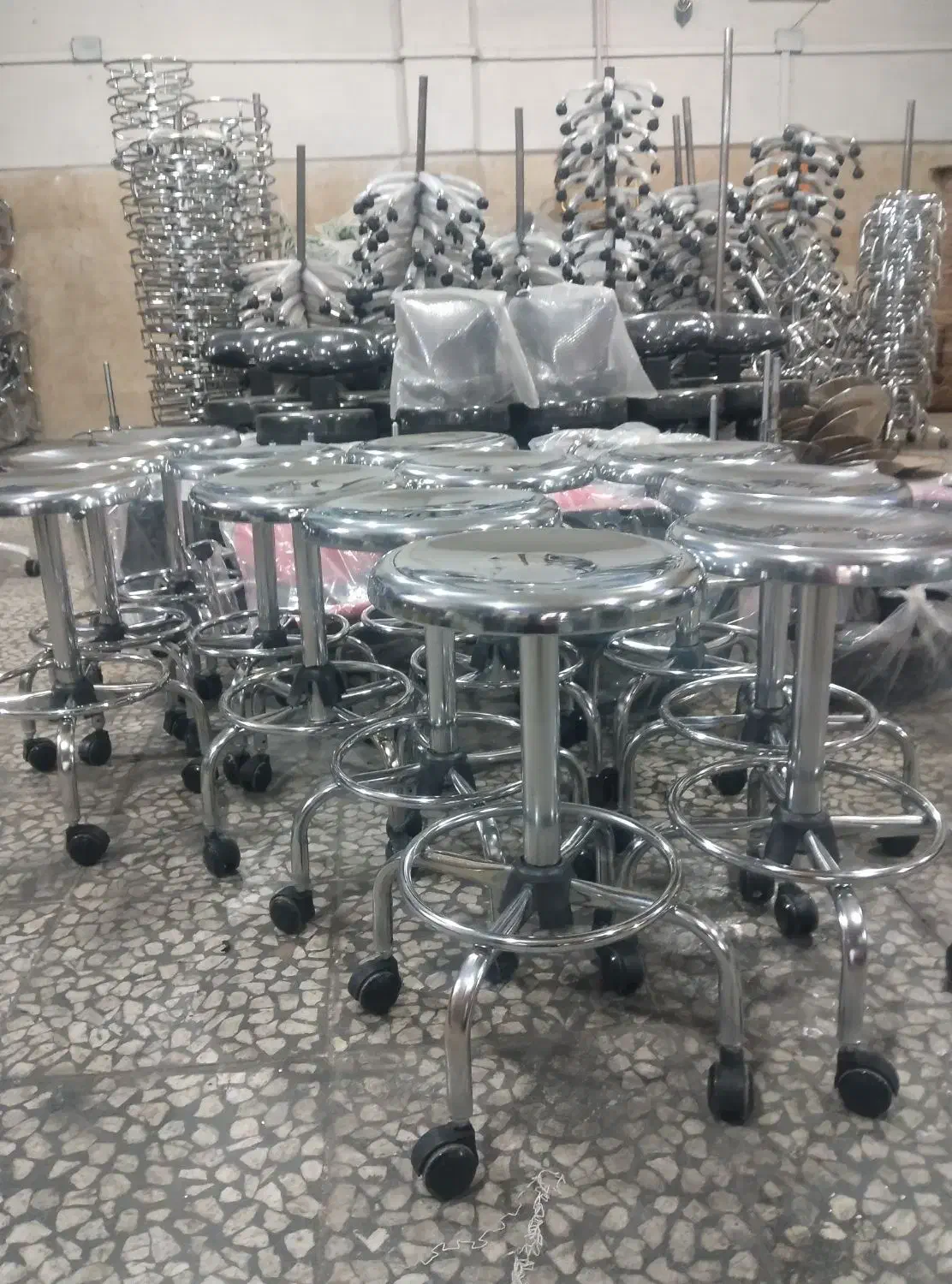 کف استیل چرخدار سابت ام داریم|صندلی و نیمکت|چهاردانگه (تهران), |دیوار