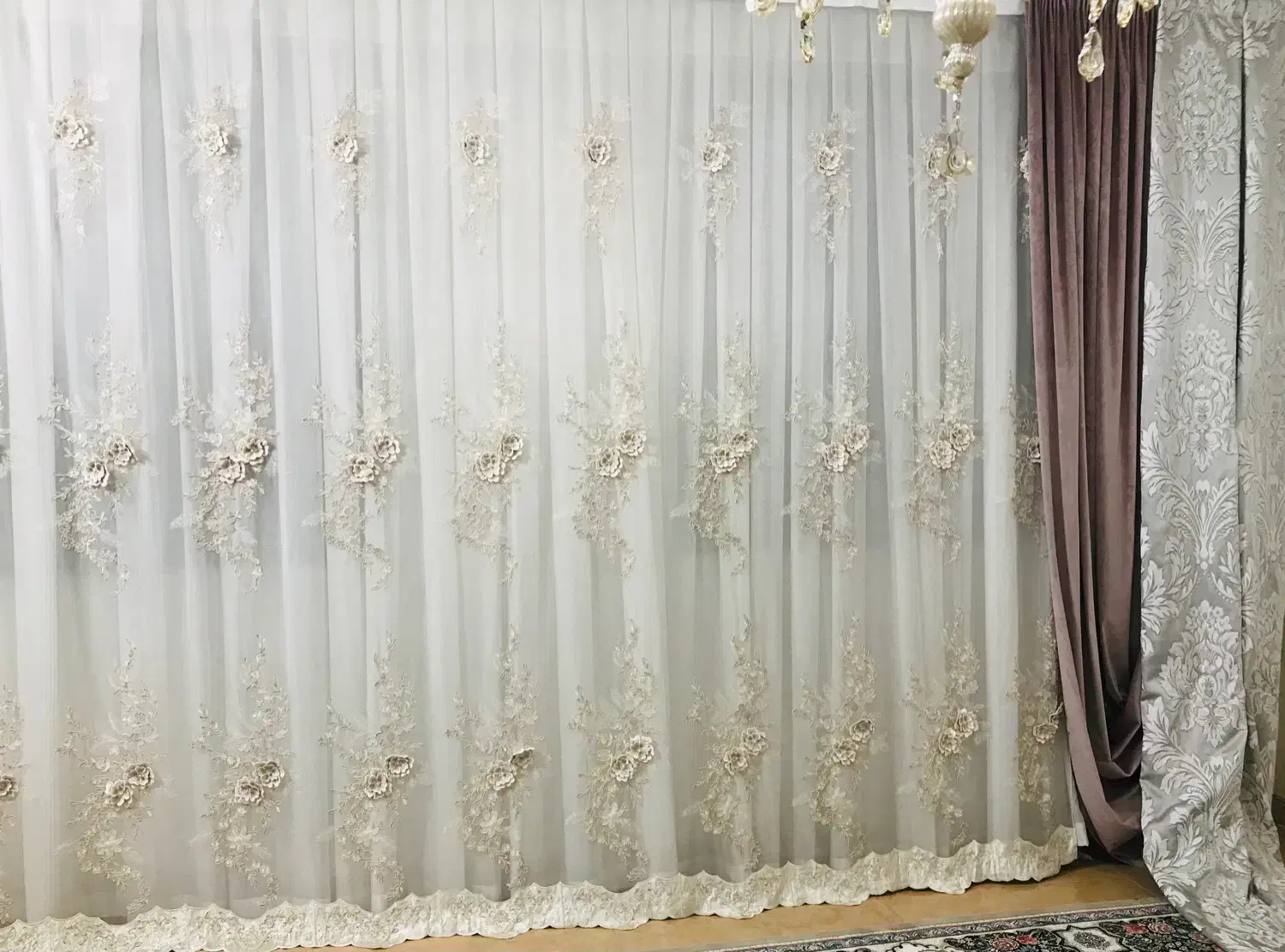 پرده|پرده، رانر، رومیزی|فردیس, سپید دشت|دیوار