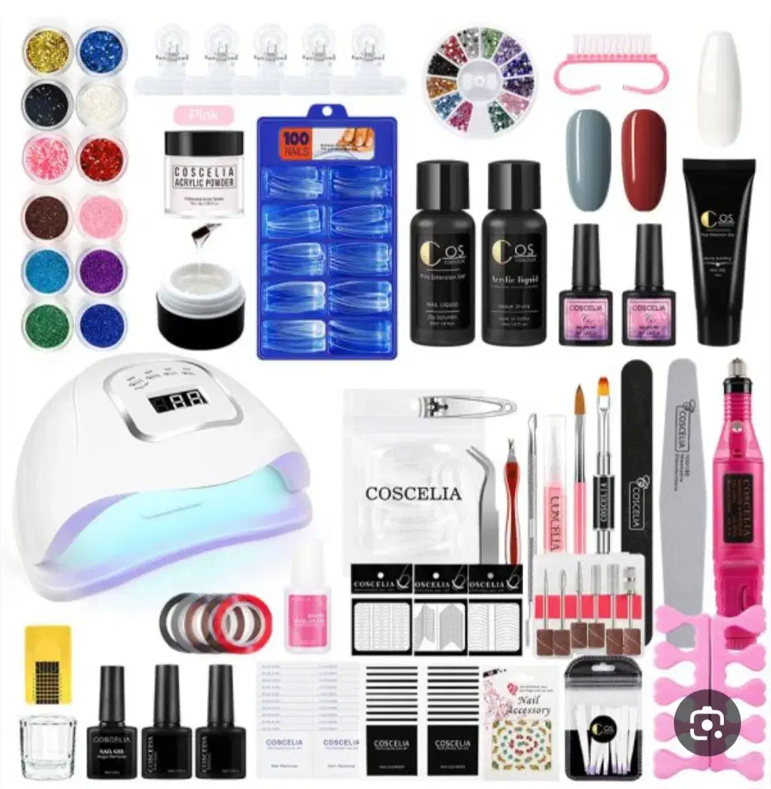 وسایل کامل کاشت ناخن صفر تا صد جنس اصلی|آرایشی، بهداشتی، درمانی|صحنه, |دیوار