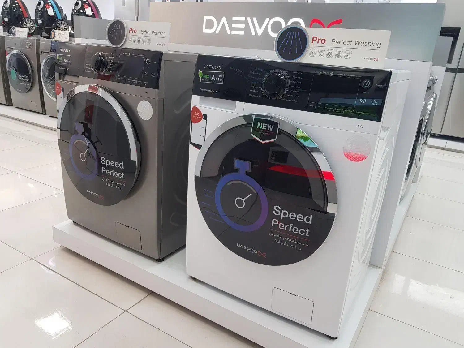 ماشین لباسشویی دوو مدل LM-850WB|ماشین لباسشویی و خشککن لباس|جهرم, |دیوار