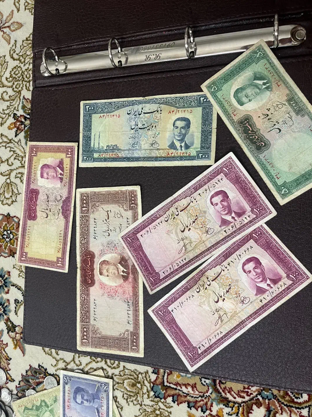مجموعه اسکناس شاهنشاهی|کلکسیون سکه، تمبر، اسکناس|تهران, صادقیه|دیوار