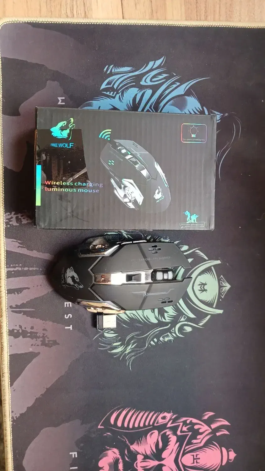 ماوس بی سیم مخصوص بازی مدل فری ولف|قطعات و لوازم جانبی رایانه|تهران, میدان ولیعصر|دیوار